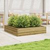 vidaXL Garden Planter Natural Pine Vacuum pressure treated solid pine wood