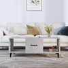 vidaXL Coffee Table Concrete Grey Engineered Wood Coffee Table