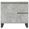 vidaXL Bathroom Furniture Set Concrete Grey Engineered Wood, Iron