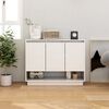 vidaXL Sideboard White Engineered wood 38.2x12.2x29.5 in Sideboard