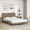 vidaXL Bed Frame Cappuccino