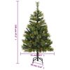 vidaXL Artificial Hinged Christmas Tree