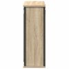 vidaXL Bathroom Wall Cabinet Sonoma oak Engineered wood Medium