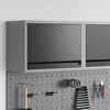 vidaXL Tool Cabinet Black and gray 50 x 25 x 35 cm Powder-coated steel