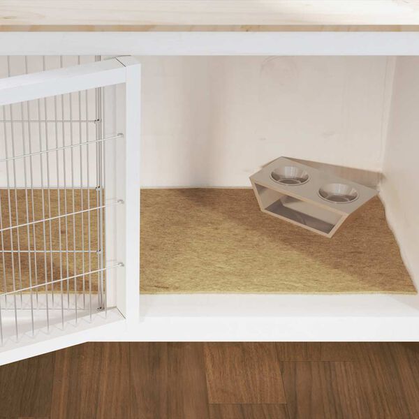 vidaXL Hemp Mat Natural 100% Organic Hemp 1.6x3.3 ft Durable