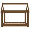 vidaXL Dog Bed Honey Brown Solid Pine Wood 31.9 x 23.6 x 27.6 in Durable
