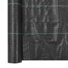 vidaXL Weed Membrane Black Polypropylene 2 x 16.4 ft Durable