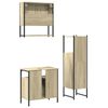 vidaXL Bathroom Furniture Set Sonoma Oak