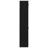 vidaXL Slim Storage Cabinet Black oak 30 x 42.5 x 225 cm
