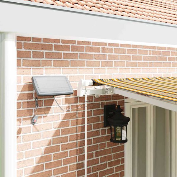 vidaXL Retractable Awning with Manual 236.22" x 137.80" Multicolour