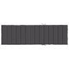 vidaXL Sun Lounger Cushion Melange Anthracite 100% Polyester