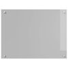 vidaXL Kitchen Backsplash Light grey 31.50 x 23.62 x 0.24 in