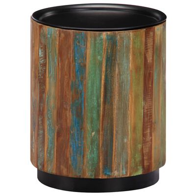 vidaXL Coffee Table 15"x17.7" Solid Reclaimed Wood