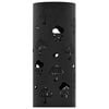 vidaXL Umbrella Stand Black Powder-coated steel Medium Decorative Inlays