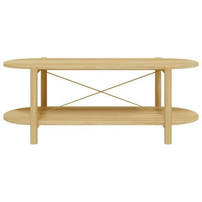 vidaXL Coffee Table 43.3"x18.9"x15.7" Engineered Wood