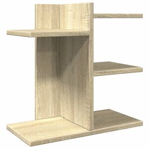 vidaXL Desk Organiser Sonoma Oak 16.5x8.5x16.5" Engineered wood