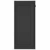 vidaXL Outdoor Storage Cabinet Black Polypropylene Compact