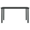 vidaXL Garden Dining Set Grey and black