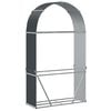 vidaXL Log Holder Anthracite 47.2x17.7x82.7" Galvanised Steel