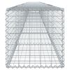 vidaXL Gabion Basket Silver Galvanized iron Large Durable