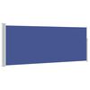 vidaXL Side Awning Blue Polyester fabric with PU coating 47.2x118.1 in