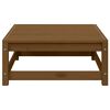 vidaXL Patio Middle Sofa Modular Garden Footstool Square Contemporary