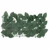 vidaXL Balcony Screen Dark Green Polyethylene, Fabric 118.1x29.5 in