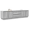 vidaXL TV Cabinet Grey Sonoma Engineered wood Large TV Cabinet