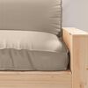vidaXL Pallet Cushion for suitable for Seat Taupe 47.2" x 31.5" x 4.7