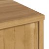 vidaXL TV Cabinet Honey Pine Solid Pine Wood with Honey Wax Finish