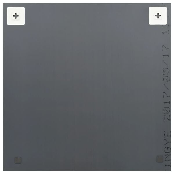 vidaXL Wall Mirror Set of 2 Transparent Glass 19.7 x 19.7 in Mirror