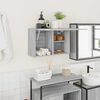 vidaXL Bathroom Wall Cabinet Grey Sonoma Engineered Wood Medium