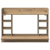 vidaXL Wall-Mounted Desk artisan oak 105 x 48 x 75 cm Engineered wood