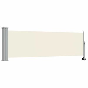 vidaXL Side Awning Cream and Grey