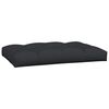 vidaXL Pallet Cushion Set of 5 Black Fabric (100% polyester)
