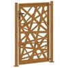vidaXL Garden Gate 39.4x59.1" Weathering Steel Light Design