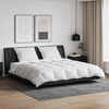 vidaXL Duvet Set with Pillow 3 pcs White Down Feather