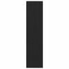 vidaXL Wardrobe Black oak 11.81 x 19.69 x 78.74 in Engineered Wood