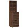 vidaXL Dressing Table Brown 78.5 x 41 x 135 cm Engineered wood