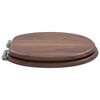 vidaXL Toilet Seats with Soft Close Lids 2 pcs MDF Brown (2x140800)