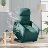 vidaXL Stand Up Massage Recliner Chair Dark Green