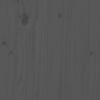 vidaXL Wall Cabinet Grey Solid pine wood, engineered wood