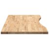 vidaXL Desk Top Natural Wood Solid Oak Wood Medium Durable Desk Top