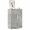 vidaXL Shoe Cabinet Concrete grey Engineered wood Standard Shoe Cabinet