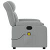 vidaXL Electric Massage Recliner Chair Light gray