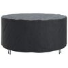vidaXL Outdoor Furniture Cover Black 200 x 200 x 105 cm 600D fabric