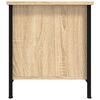 vidaXL TV Cabinet Sonoma oak Made from engineered wood and steel Medium