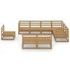 vidaXL Garden Lounge Set Honey brown Solid pine wood Medium Modular