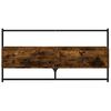 vidaXL TV Cabinet Smoked Oak Engineered Wood 39.6 x 11.8 x 20.1 in
