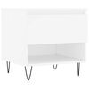 vidaXL Coffee Table White Engineered wood, Metal Medium Coffee Table